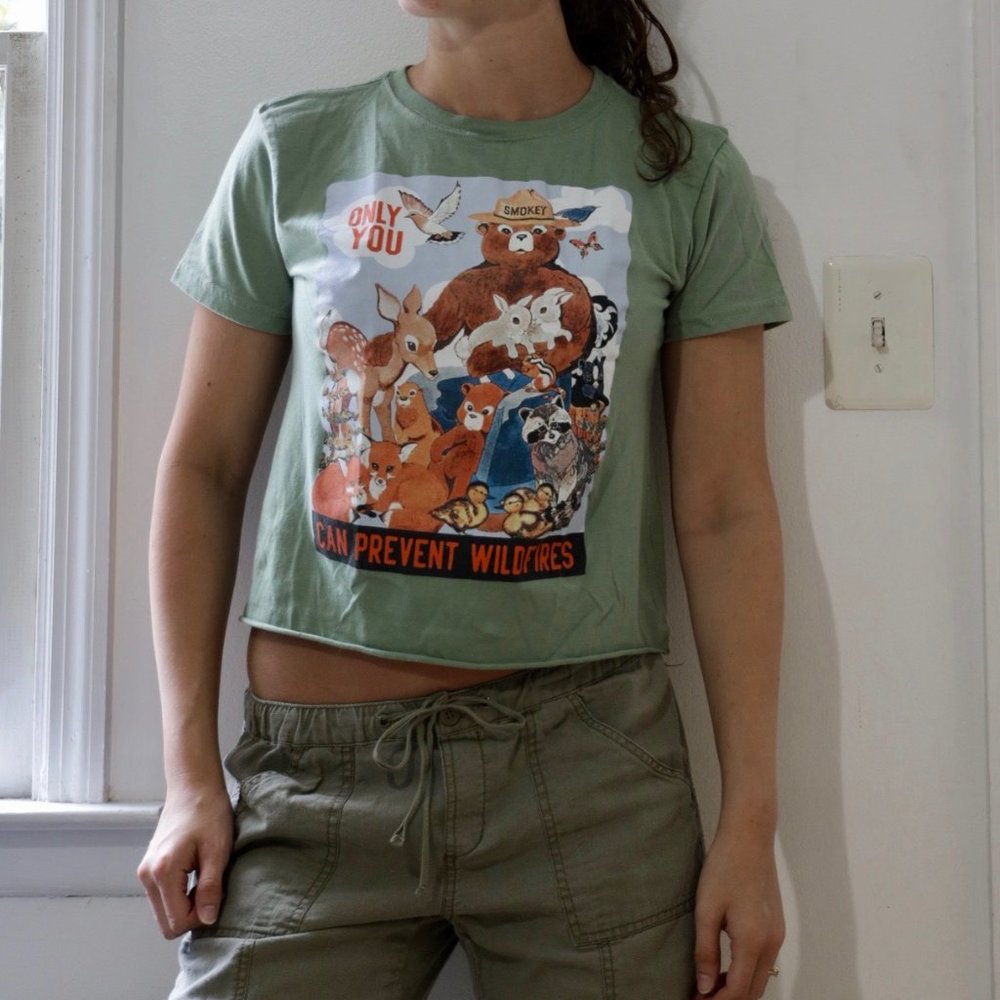 Target "Only You Can Prevent Wildfires" Cropped Te